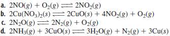 Which of the following reactions involve homogeneous equilibria and which
