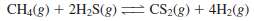 The following reaction has an equilibrium constant Kc equal to