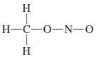Methyl nitrite has the structure
No attempt has been made here