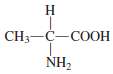 Alanine has the structure
Draw the zwitterion that would exist at