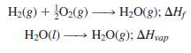 What is the enthalpy change for the preparation of one