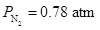 What is the total pressure of a gas mixture containing