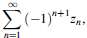 If sn is the nth partial sum of the alternating