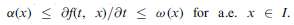 Suppose I Š‚ R is a closed interval and that