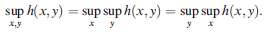 Let X and Y be nonempty sets and let h