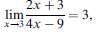 Use the definition of limit to prove the following.
(a)
(b)
