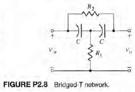 A bridged-T network is often used in AC control systems