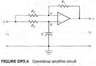 An operational amplifier circuit that can serve as a filter