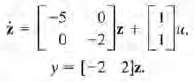 A system has the state variable matrix equation in phase