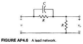 A useful circuit, called a lead network, which we discuss