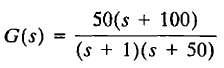 For each of the following transfer functions, sketch the Bode
