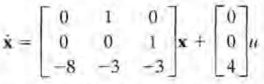 Consider the third-order system      y
