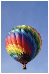 The air-release flap on a hot-air balloon is used to