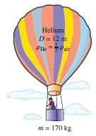 Balloons are often filled with helium gas because it weighs