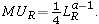 Now assume that Lucy's benefit function is W(L) = La/a;