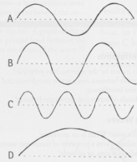 All the waves shown have the same speed in the