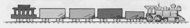 Railroad cars are loosely coupled so that there is a