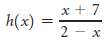 Determine the vertical asymptotes of the graph of the function.
a.
