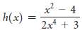 Determine the horizontal asymptote of the graph of the function.
a.