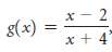 For the functionSolve each of the following:a. g(x) = 0b.