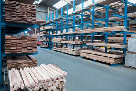 A manufacturer produces exterior plywood, interior plywood, and fiberboard, which