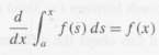 Another way to write the Fundamental Theorem of Calculus (sometimes