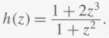 Find the derivatives of the following functions using the quotient