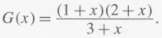 Find the derivatives of the following functions using the quotient