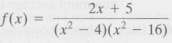 In problem find the equation of any vertical asymptotes