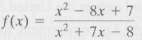 In Problem find the equations of any vertical asymptotes