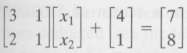 In problem, solve for x1 and x2