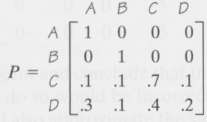 In Problems 29-34, find the limiting matrix for the indicated