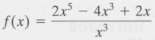 Find the indicated derivatives in Problem.
fÊ¹(x)
if