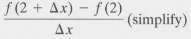 In problem find the indicated quantities for y = f(x)