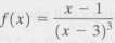 In Problem, find fÊ¹(x) and find the value (s) of