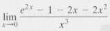 Find each limit in Problem 23 - 46. L'HÃ´pital's rule