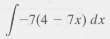 In Problems 37-42, the indefinite integral can be found in