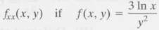 In Problems 23-34, find the indicated second-order partial derivative for
