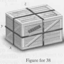 A shipping box is to be reinforced with steel bands