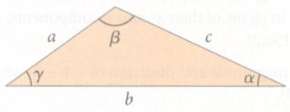 In the triangle shown in the figure, the side lengths