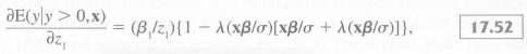 (Requires calculus)(i) Suppose in the Tobit model that x1 =