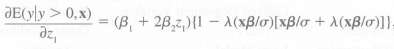 (Requires calculus)(i) Suppose in the Tobit model that x1 =