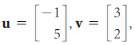 If 
And 2x + u = 3(x - v), solve