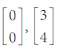 In Exercises 1-3, describe the span of the given vectors