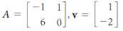 In Exercises 1-6, show that v is an eigenvector of