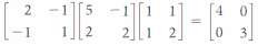 In Exercises 5-7, a diagonalization of the matrix A is