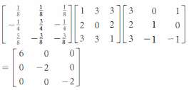 In Exercises 5-7, a diagonalization of the matrix A is