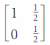 Which of the stochastic matrices in Exercises 1-4 are regular?
1.
2.
3.
4.