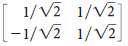 In Exercises 1-3, determine whether the given matrix is orthogonal.