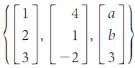 Find all values of a and b such that
Is an